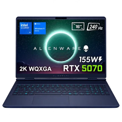 Dell Alienware 16X Aurora AC16251 Core Ultra 9 275HX RTX 5070 8GB GDDR7 32GB DDR5 1TB SSD 16" WQXGA 240Hz Windows 11 Gaming Laptop
