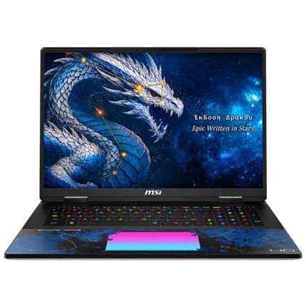 MSI Titan 18 HX Dragon Edition Draco Epic A2WJ-1223TR Core Ultra 9 290HX Plus RTX 5090 24GB 96GB DDR5 4TB SSD 18" UHD+ 240Hz Windows 11 Gaming Laptop